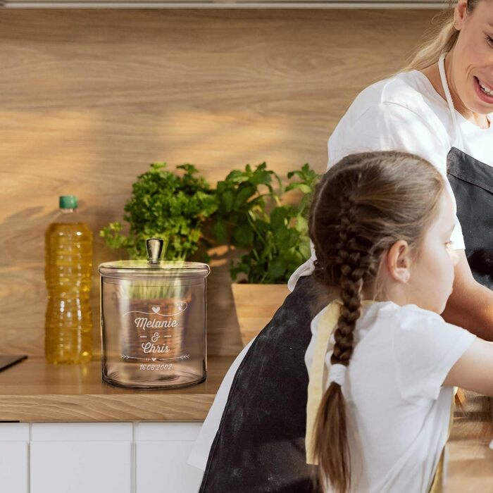 Банка для печенья с гравировкой GRAVURZEILE