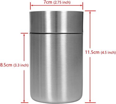 Попільничка для тютюнових стіків з кришкою срібний YiTenn