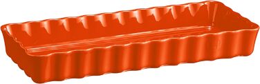 Форма для випікання прямокутна 36,5х15х5 см, помаранчева Emile Henry