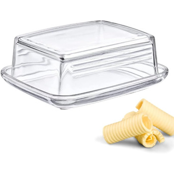 Скло для маслянки Westmark - Ідеально підходить для сервірування та зберігання - Можна мити в посудомийній машині - Спеціальне полегшення для безпечного захоплення (скло) Скло одинарне