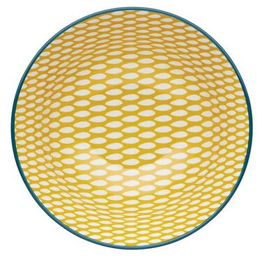 Миска Kitchen Craft LEAFY GREEN, керамика, диам. 16 см, 500 мл