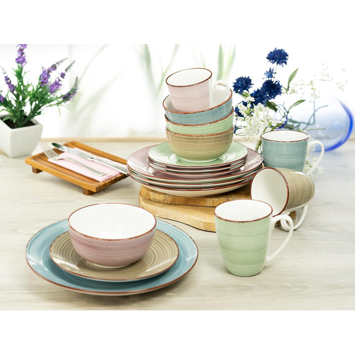 Набір посуду на 4 персони, 16 предметів, Samba Creatable