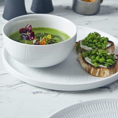 Салатник 600 мл, 14 см, Incise Porcelain Lavara, GenWare