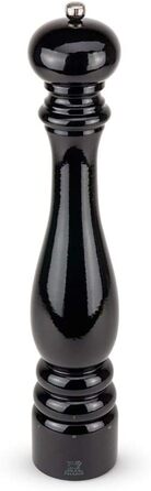 Млин для перцю Paris u'Select 40 см - 6 попередньо встановлених помелів - Виготовлений з деревини, сертифікованої PEFC - Французьке ноу-хау - Чорний лакований Pepper Mill Black лакований