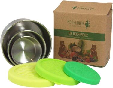 Набір з 3 металевих контейнерів для зберігання продуктів 50, 100, 200 мл Viwanda