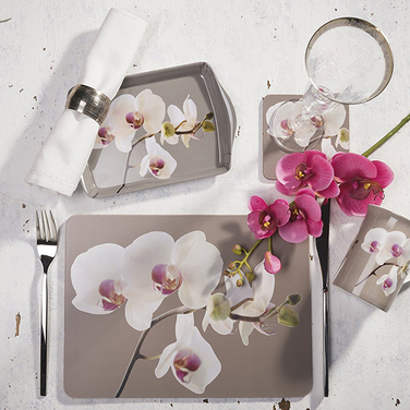 Набір коркових підставок під тарілки CreativeTops Orchid 30 х 23 см, 6 шт.