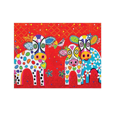 Рушник кухонний Maxwell Williams Happy Moo Day LOVE HEARTS, бавовна, 50 х 70 см