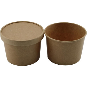 Набір паперові стаканчики для морозива 100 шт. 500 мл Enpack