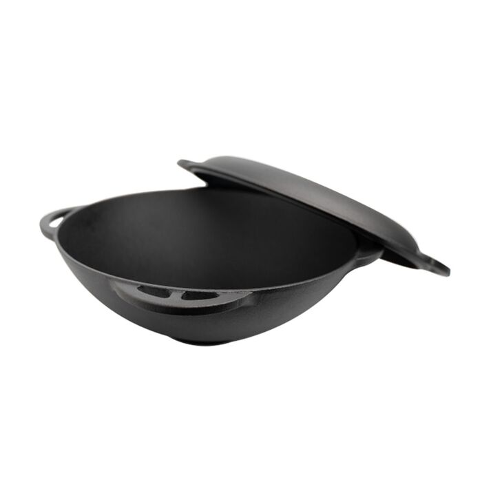 Казан чавунний 8 л з кришкою Santos