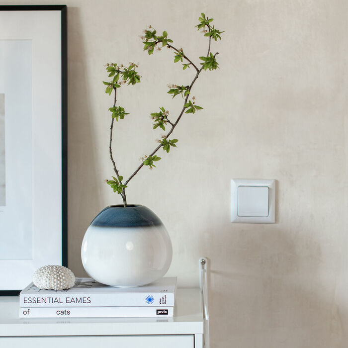 Ваза 13 см белая/синяя Lave Home Villeroy & Boch