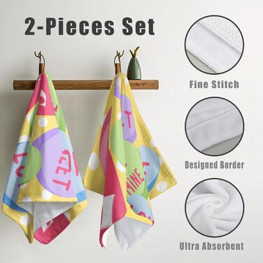 Різдвяні кухонні рушники Kwlegh, рушник для рук, різдвяна ялинка, цукерка-тростина, сніжинка, рушник для пальців, набір з 2 шт. , милий чоловічий банний рушник, високопоглинаючі рушники, 36 x (цукрові серця)