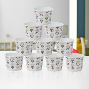 Набір паперові стаканчики для морозива 60 шт. 200 мл HNH