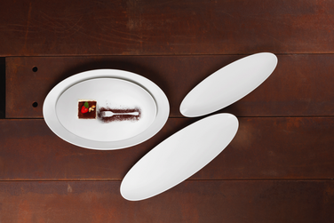 Блюдо сервіровки 33 x 18 см овальне біле Fashion Seltmann