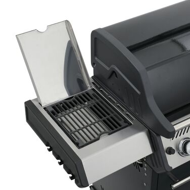 Газовый гриль SANTOS S-318 Black, с боковой и задней горелкой, черный 900273 Код: 010952