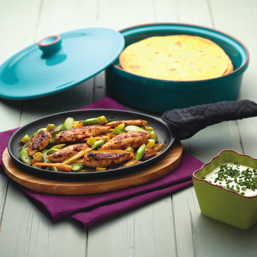 Сковорода для фахитос Kitchen Craft WORLD OF FLAVOURS, чугун, 37 х 18 см