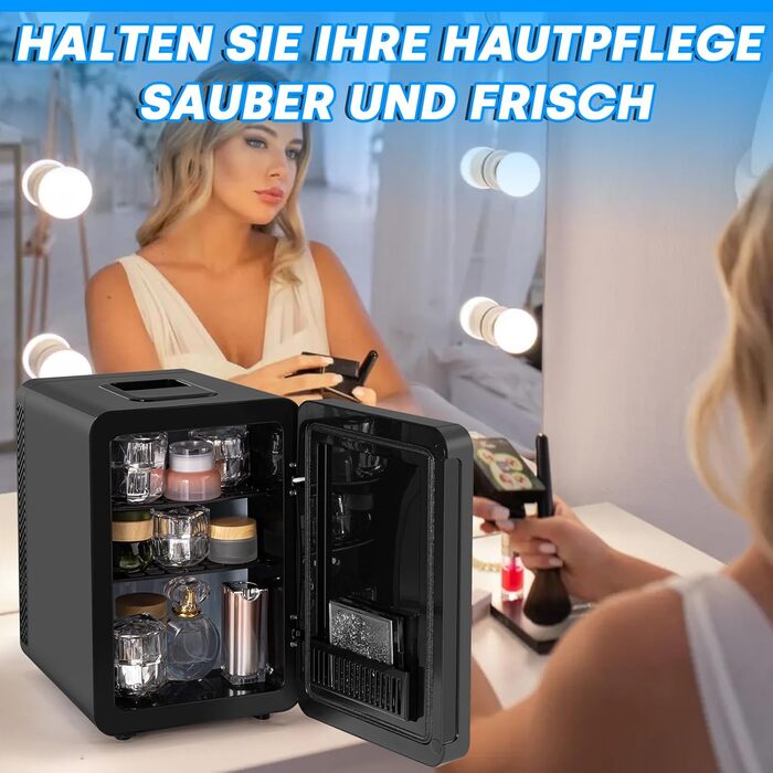 Міні-холодильник 10 л чорний Enventor