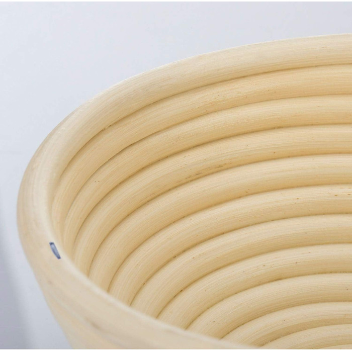 Кошик для вистоювання Westmark, для тіста для хліба 1500-2000 г, овальний, довжина приблизно 40 см, ротангова тростина, світло-бежева, 32022270 (одинарна, Ø 20,5 см)