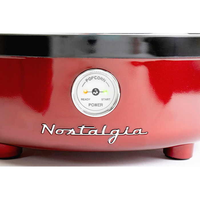 Аппарат для попкорна 5,5 л в ретро-стиле красный Nostalgia