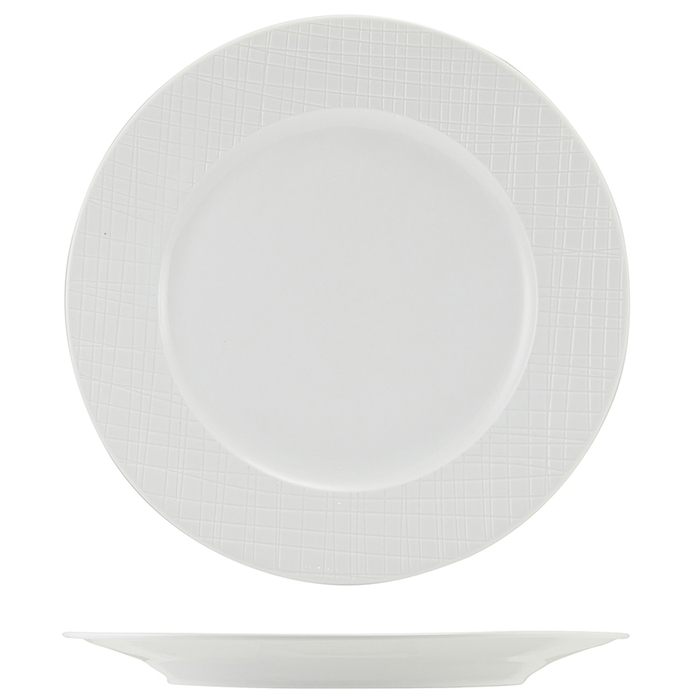 Тарелка 25.5 см, Incise Porcelain Lavara, GenWare