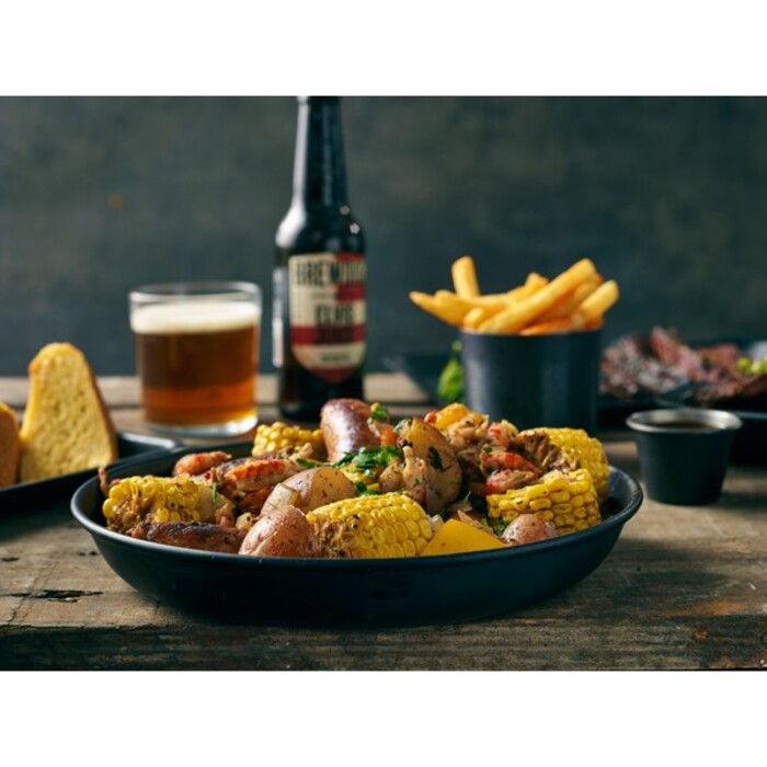 Тарелка круглая 24 х h 3,7 см, Black Vintage Steel, GenWare