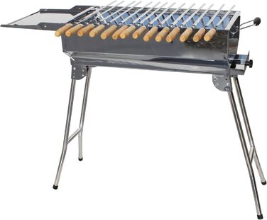 Преміальний портативний магал з ящиком для попелу, шампурами та решіткою Andreas Dell