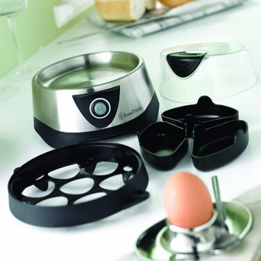 Яйцеварка, 1-7 варених або 3 парові яйця, 380 Вт Russell Hobbs