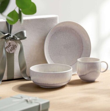 Тарілка 20,1 см бежева Perlemor Villeroy & Boch