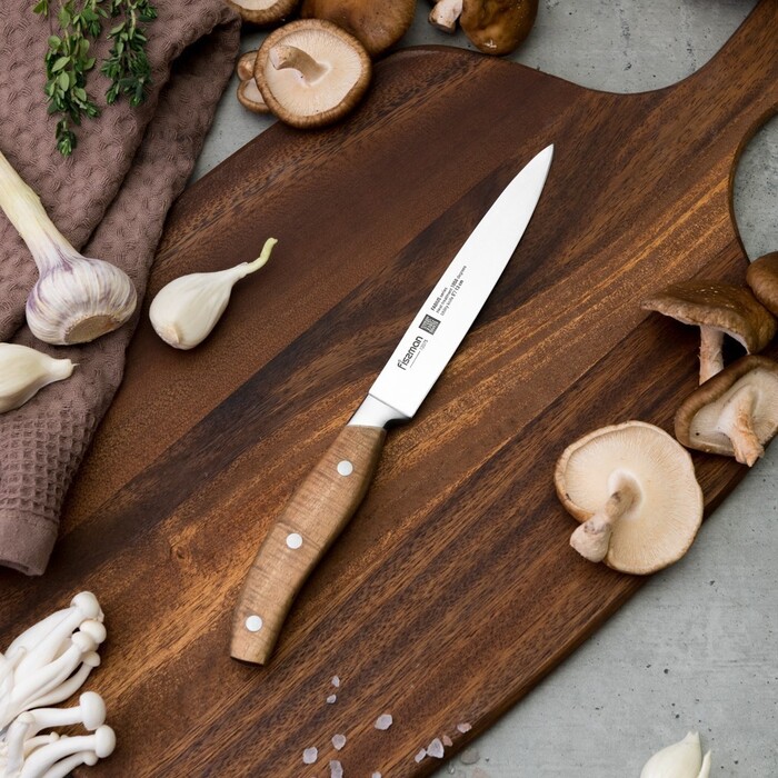 Универсальный нож Fissman 13 см FABIUS сталь X50Cr15MoV (12075)