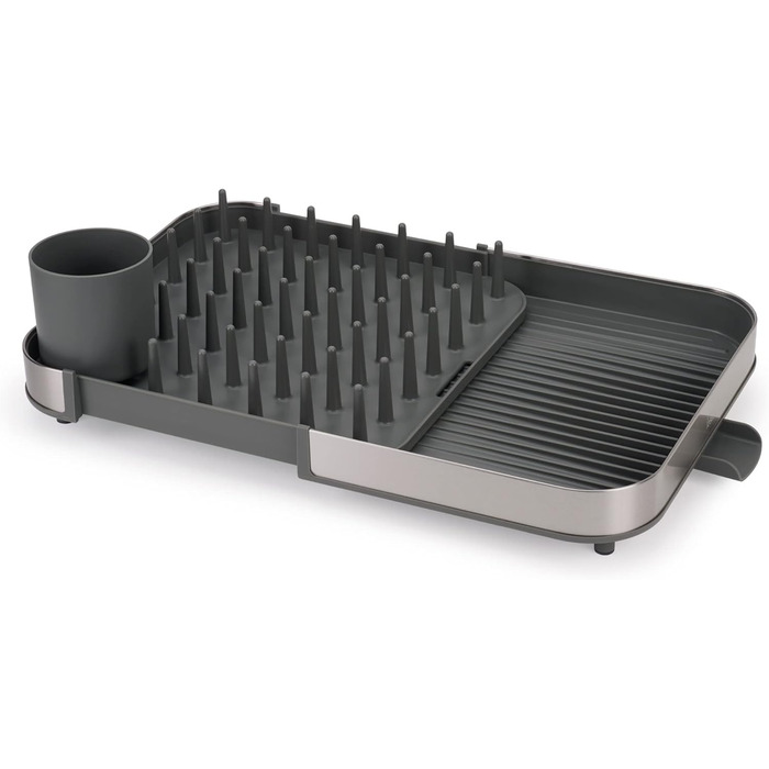 Сушарка для посуду розсувна, сірий/нержавіюча сталь Duo Joseph Joseph
