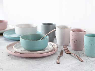 Набір посуду на 4 персони, 16 предметів, різнокольоровий, Modern Fashion Creatable