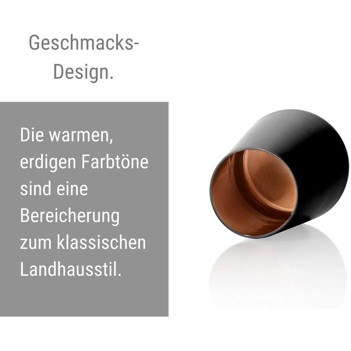 Набір склянок 380 мл, 6 предметів, чорний/бронза Power Stölzle Lausitz