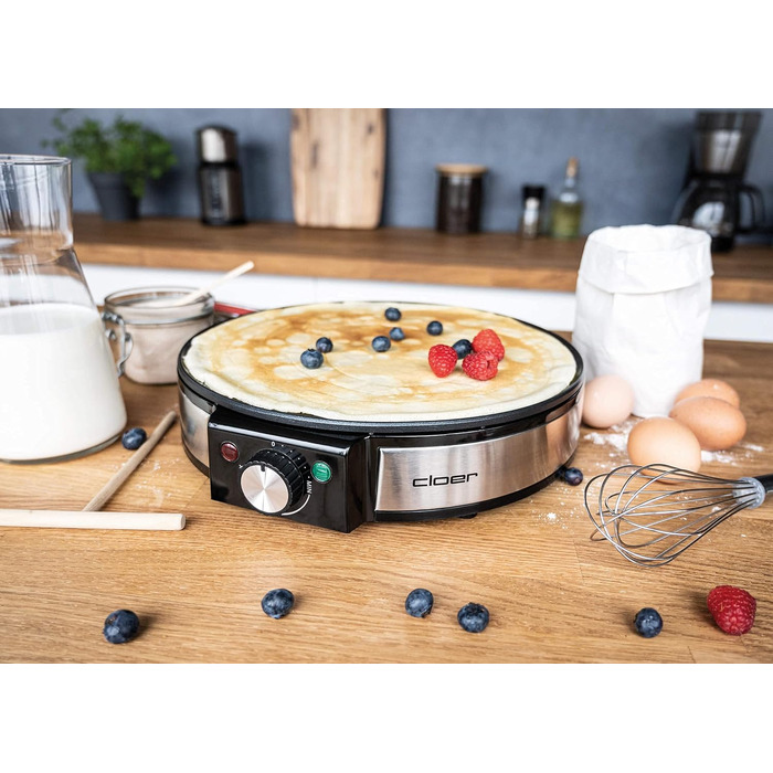 Млинниця 30 см, чорний/металік 6630 Cloer