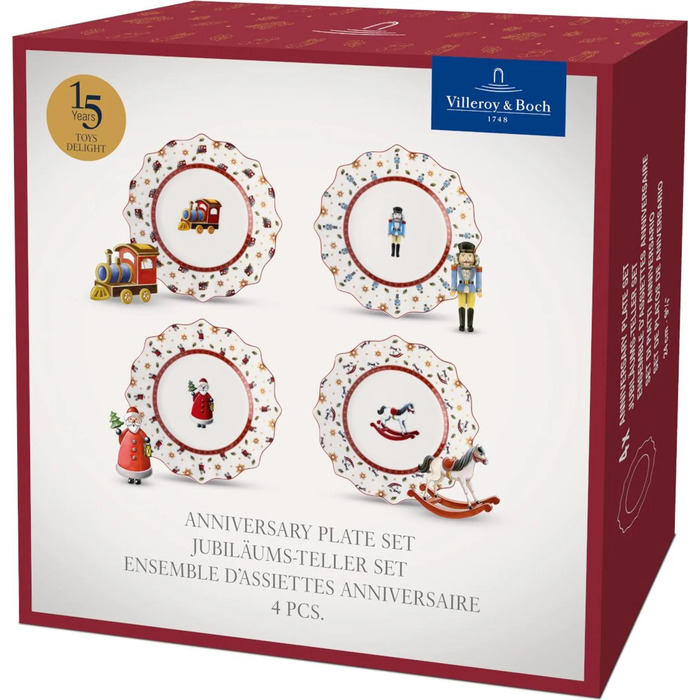 Набір з 4 тарілок 24,4 см Toy's Delight Villeroy & Boch