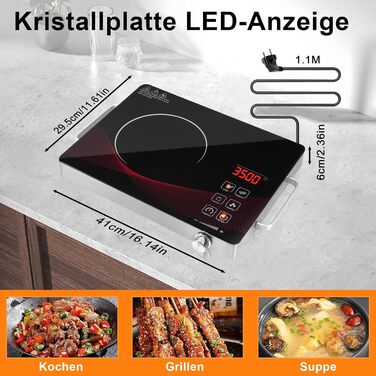 Індукційна варильна поверхня 3500 Вт Bellanny