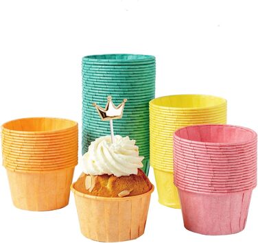 Набір з 160 паперових формочок для мафінів, різнокольоровий Katbite