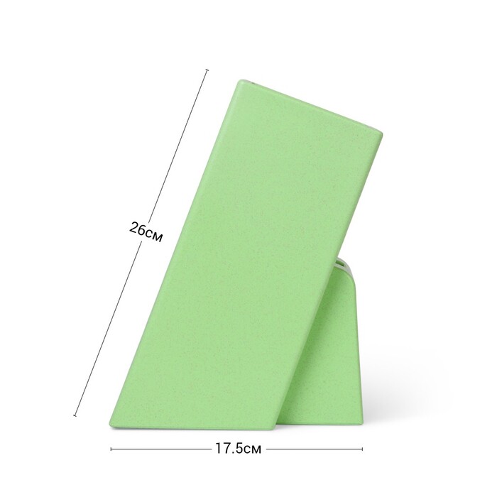 Підставка для кухонних ножів та ножиць Fissman 11x11x26 см ЗЕЛЕНИЙ (2874)