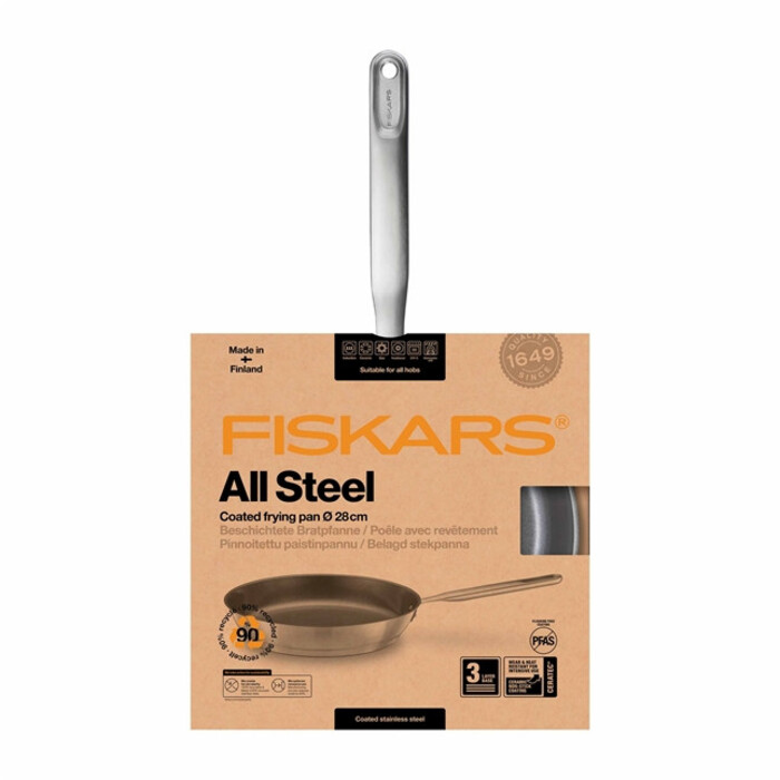 Сковорода Fiskars All Steel матова 28 см (1064745)