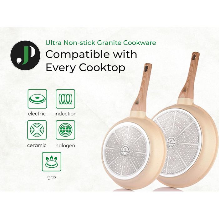 Набор посуды из 15 предметов бежевого цвета JUST PERFECTO