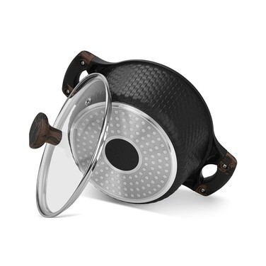 Кастрюля со стеклянной крышкой 20 см 2,4 л Evolution Fissman