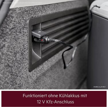 Автохолодильник 28 л чорний AEG