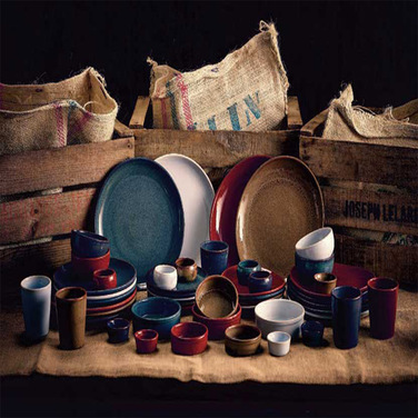 Тарілка кругла, 19 см Terra - Blue, GenWare