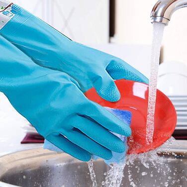 Гумові рукавички для миття посуду 45 см TRIXES