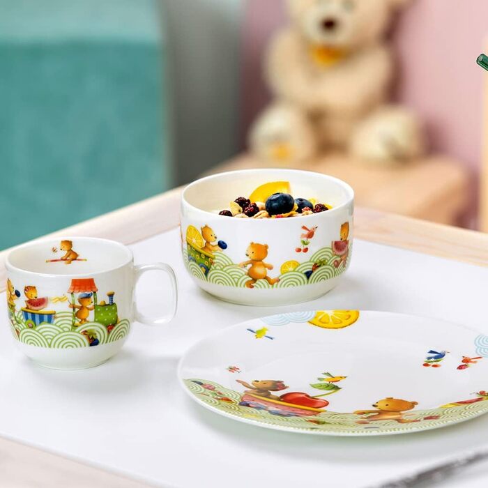 Дитячий набір посуду 3 предмета в подарунковій упаковці Hungry as a Bear Villeroy & Boch
