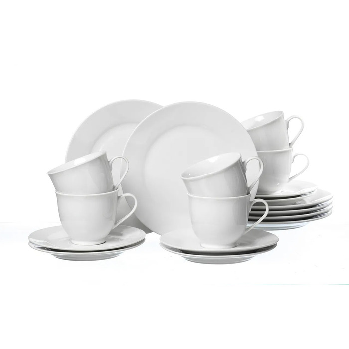 Кавовий сервіз на 6 персони, 18 предметів, білий BIANCO Ritzenhoff & Breker
