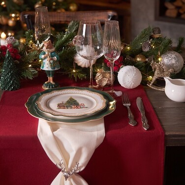 Тарелка Fissman 27 см CHRISTMAS EVE фарфор (13755)