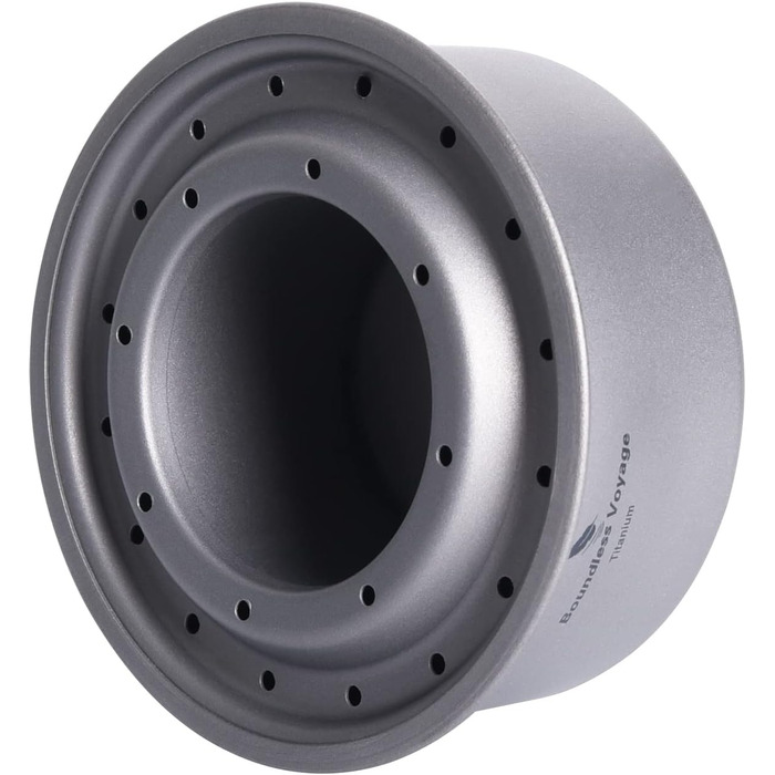 Титановая спиртоварка для походов с крышкой iBasingo