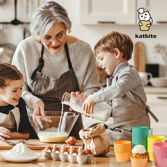 Набір з 160 паперових формочок для мафінів, різнокольоровий Katbite