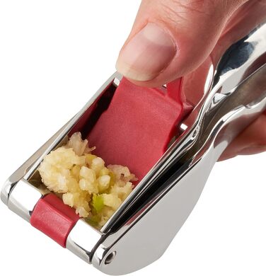 Практичний прес для великих зубчиків часнику, також з лушпинням. Включає інструмент для чищення (прес для часнику Easy Press, одинарний), 12150 Susi 3