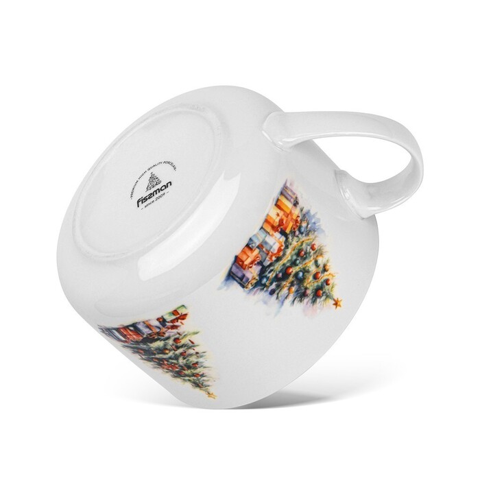 Кружка Fissman 700 мл NEW YEAR порцеляна (13764)