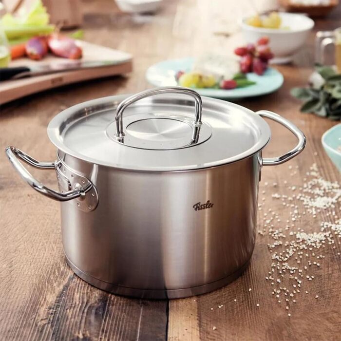 Каструля 4 л з нержавіючої сталі з кришкою 20 см Fissler